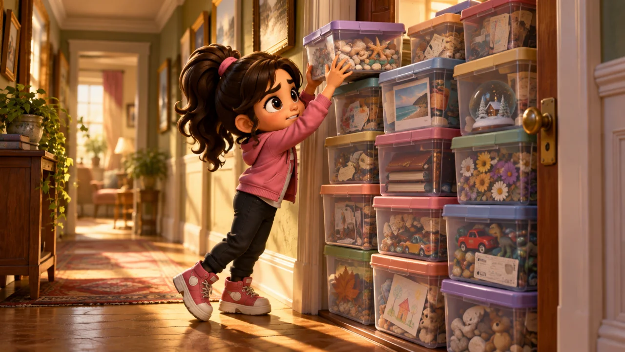 tya piles perfect boxes of remembered detail until the doorway is blocked.
